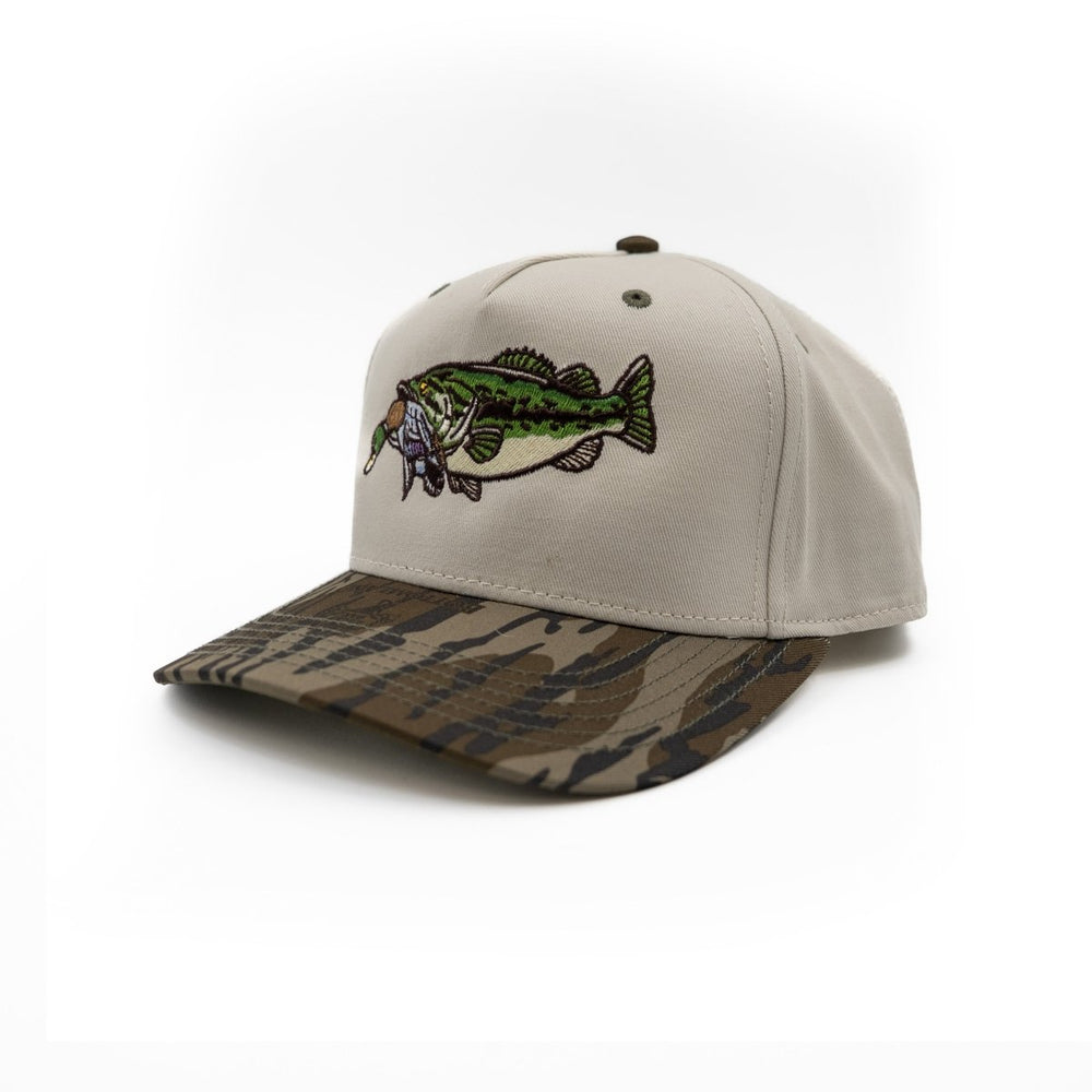 Embroidered Bass Hat - Big Bag Outdoors