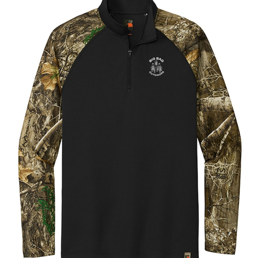 Camo Quarter Zip - Big Bag Outdoors