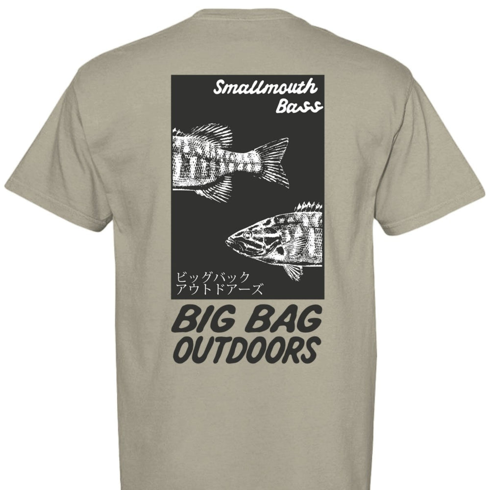 Smallmouth Gyotaku Tee - Big Bag Outdoors