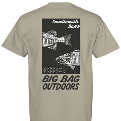 Smallmouth Gyotaku Tee - Big Bag Outdoors