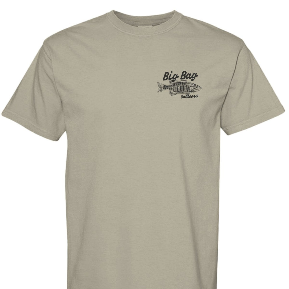 Smallmouth Gyotaku Tee - Big Bag Outdoors