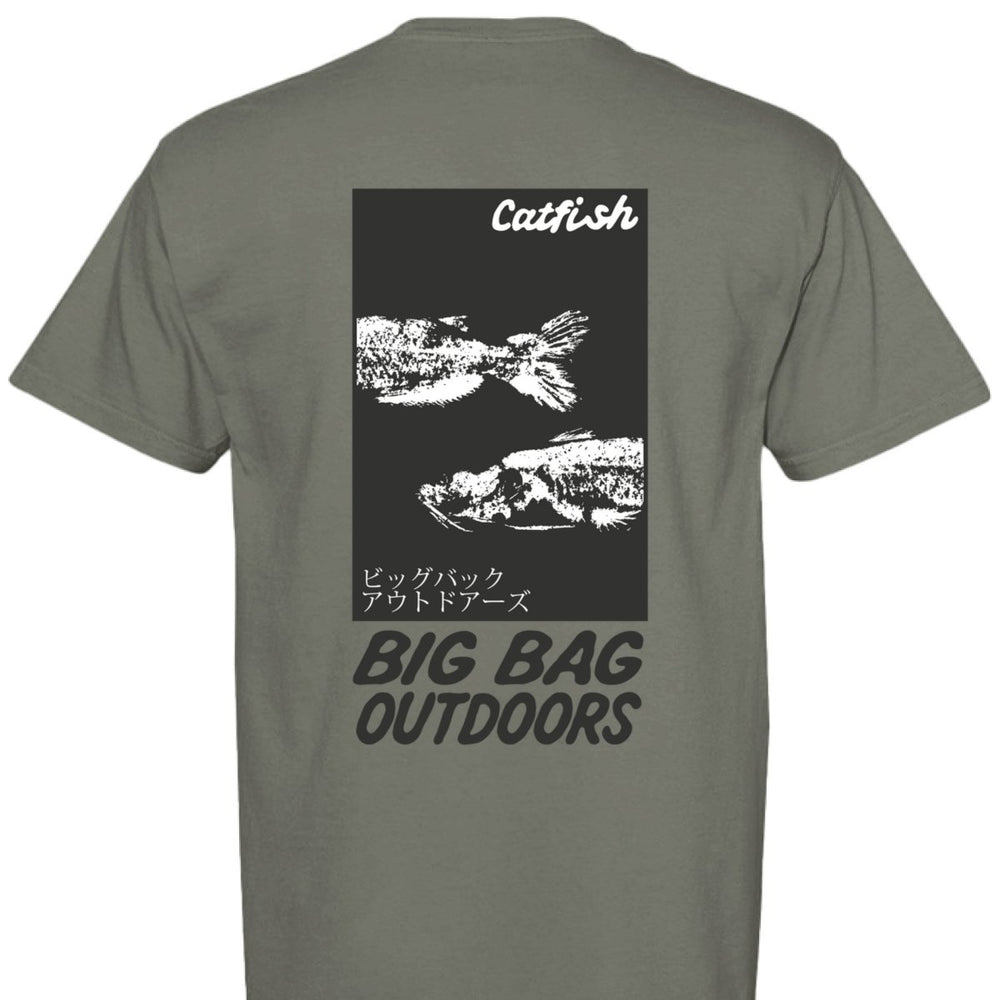 Catfish Gyotaku Tee - Big Bag Outdoors