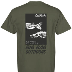 Catfish Gyotaku Tee - Big Bag Outdoors