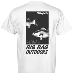 Striper Gyotaku Tee - Big Bag Outdoors
