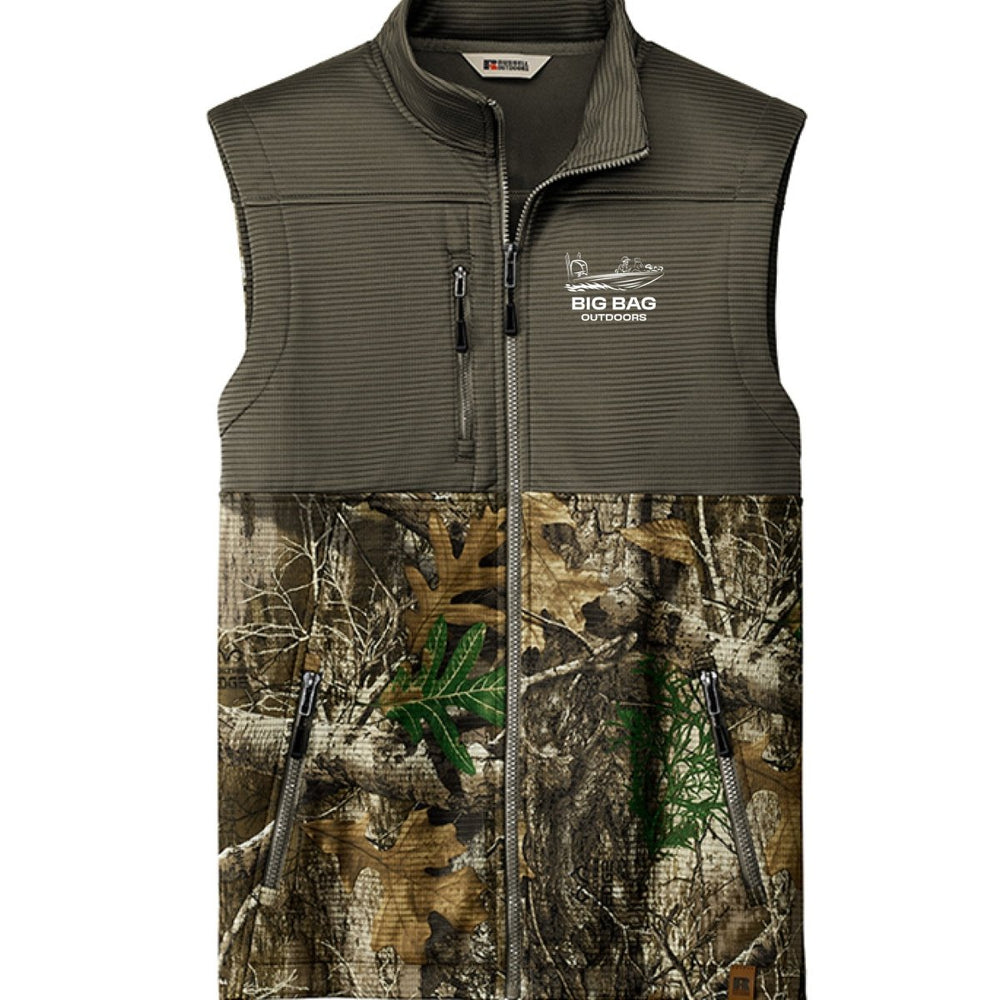 Zip - Up Camo Vest - Big Bag Outdoors
