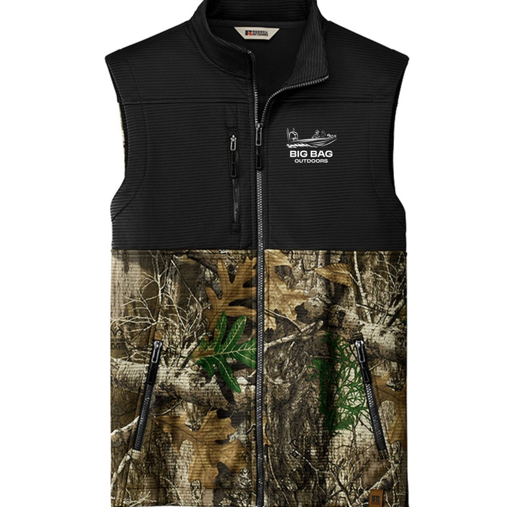 Zip - Up Camo Vest - Big Bag Outdoors