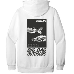 Catfish Gyotaku Hoodie - Big Bag Outdoors