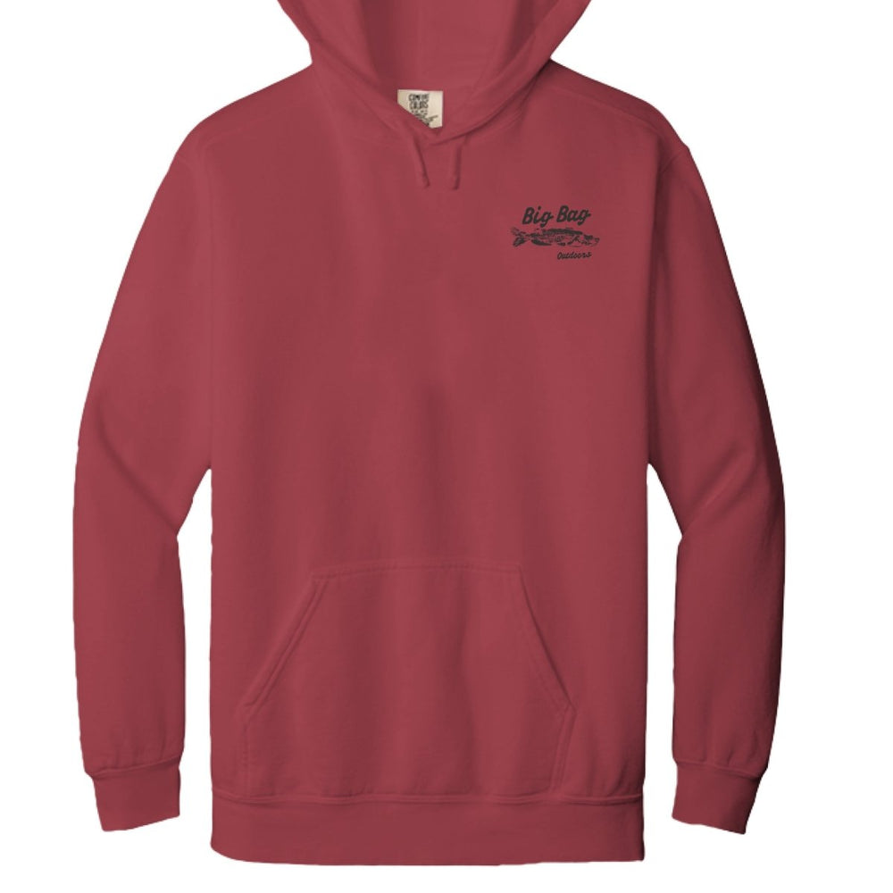 Catfish Gyotaku Hoodie - Big Bag Outdoors