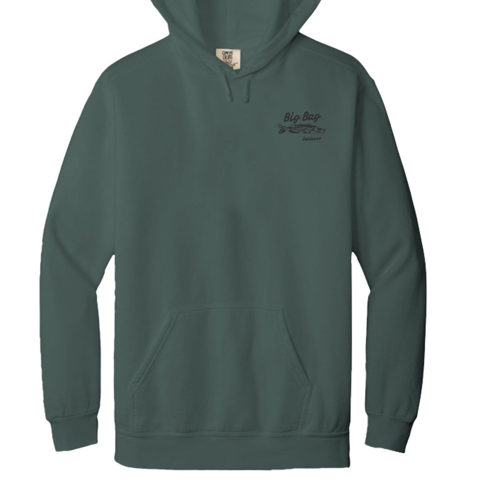 Catfish Gyotaku Hoodie - Big Bag Outdoors