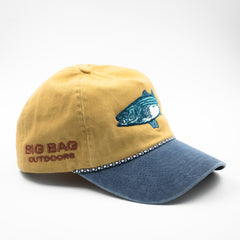 Embroidered Striper Hat