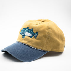 Embroidered Striper Hat