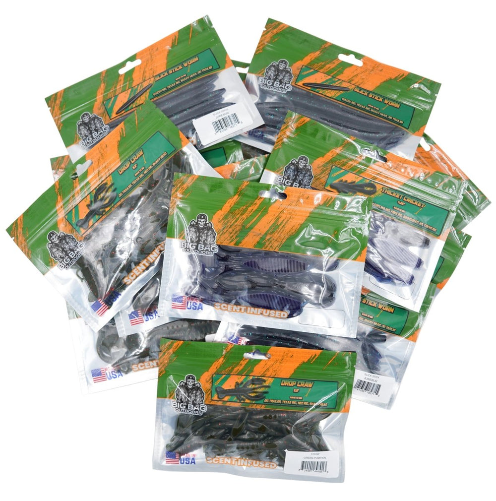 "THE BOTTOM" SOFT PLASTIC BUNDLE - Big Bag Outdoors