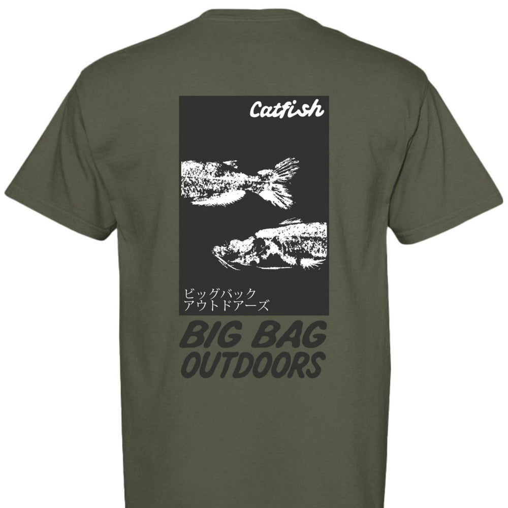 Catfish Gyotaku Tee - Big Bag Outdoors