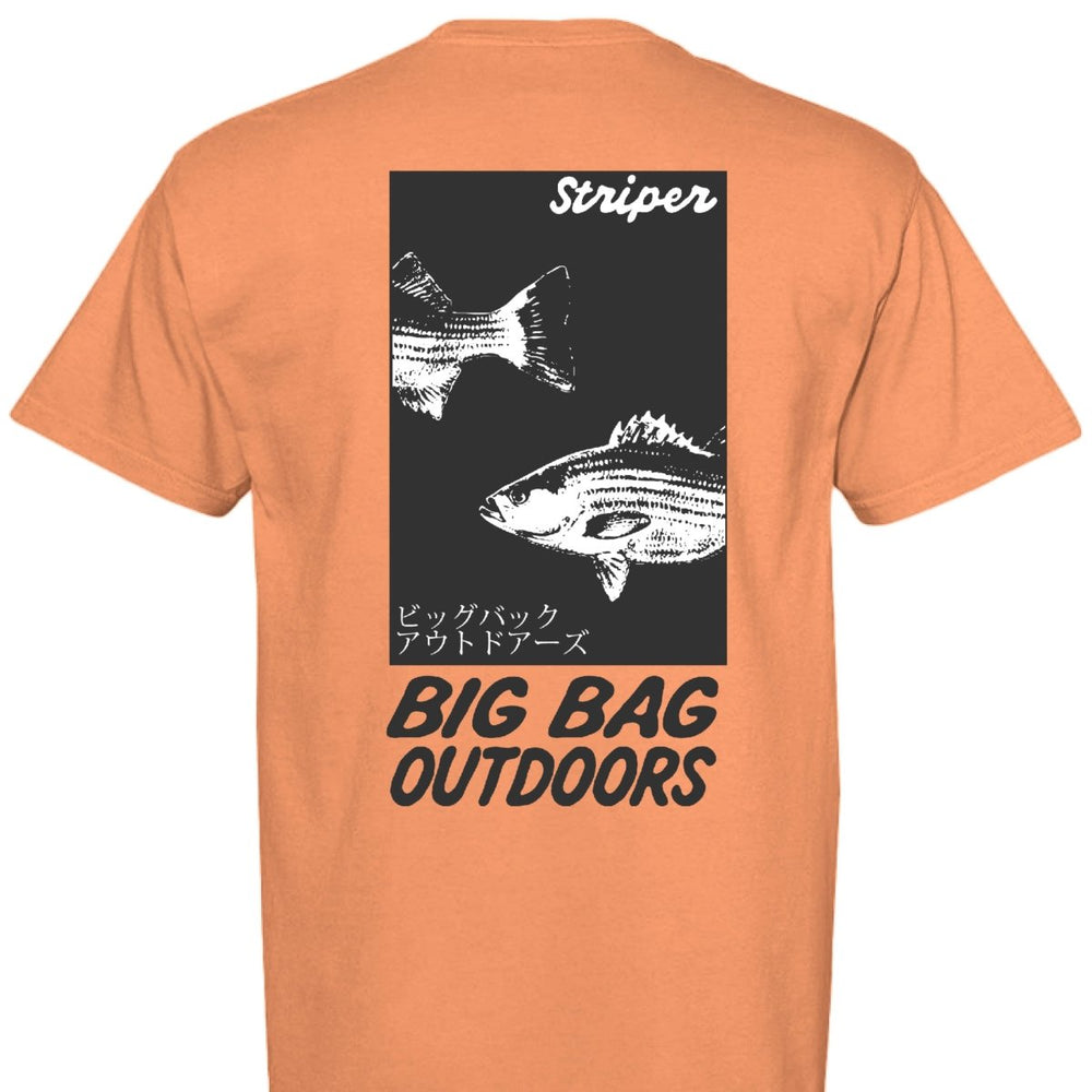 Striper Gyotaku Tee - Big Bag Outdoors