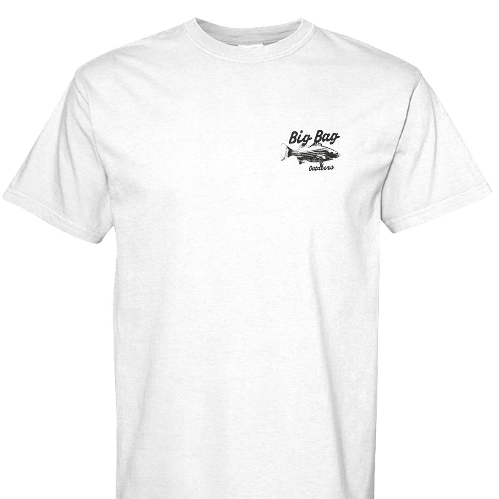 Striper Gyotaku Tee - Big Bag Outdoors